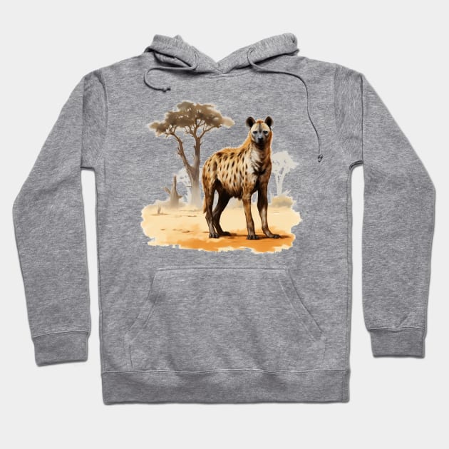 Spotted Hyena Hoodie by zooleisurelife